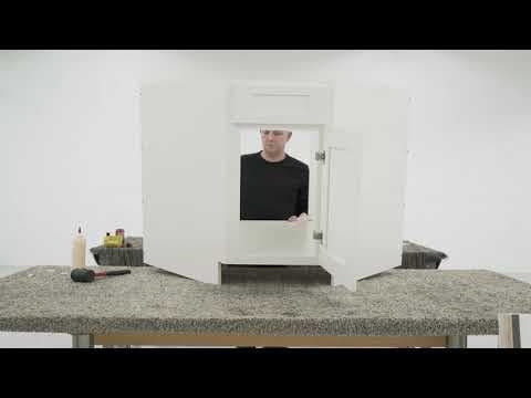 Corner Sink Base Cabinet Assembly (Dove Tail Construction)