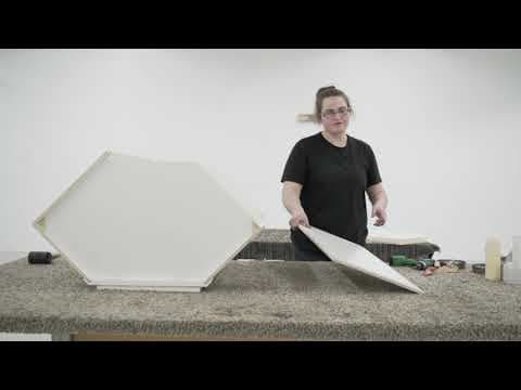 Diagonal Wall Cabinet Assembly (Dove Tail Construction)