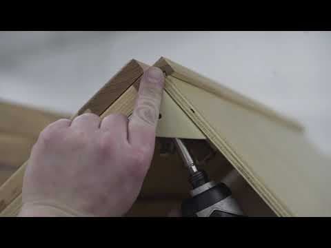 Lazy Susan Cabinet Assembly (Dove Tail Construction)