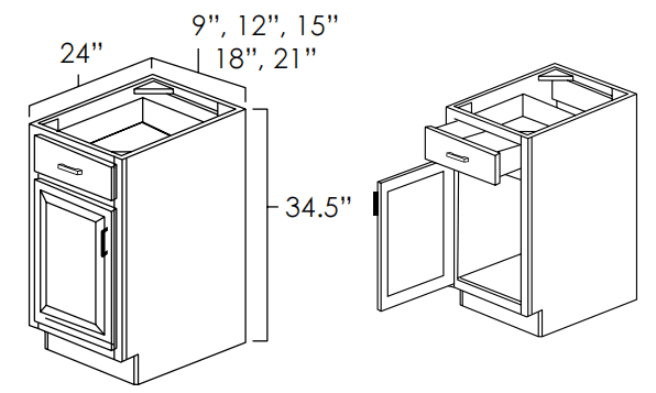 Hickory Shaker - Assembled - B18