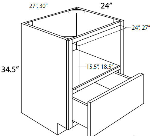 Rustic Hickory - Assembled - BMC27