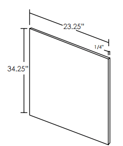 Hickory Shaker - Assembled - BS2435