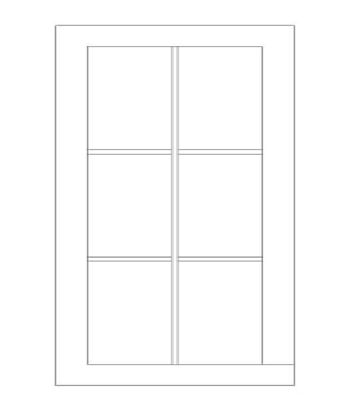 Rustic Hickory - Assembled - MDWDC36