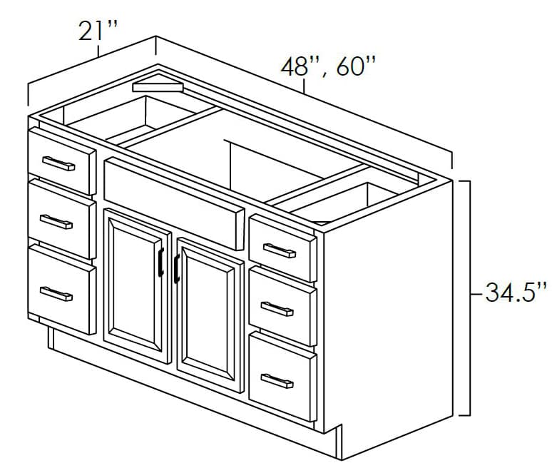 Rustic Hickory - Assembled - V4821DD