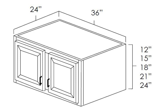 Rustic Hickory - Assembled - WR3612