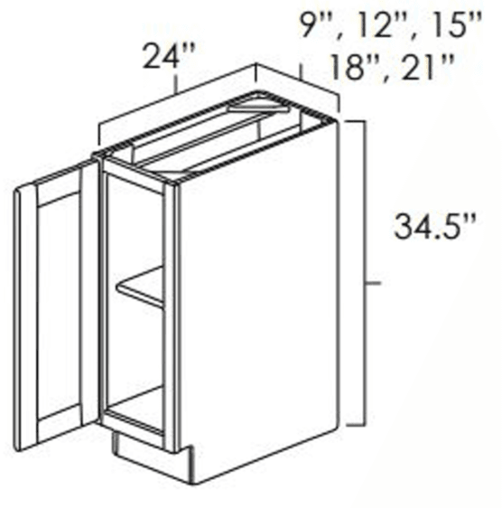 White Shaker - Assembled - FHB21
