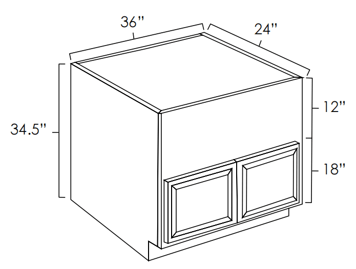 Carmel Shaker - Assembled - FSB36