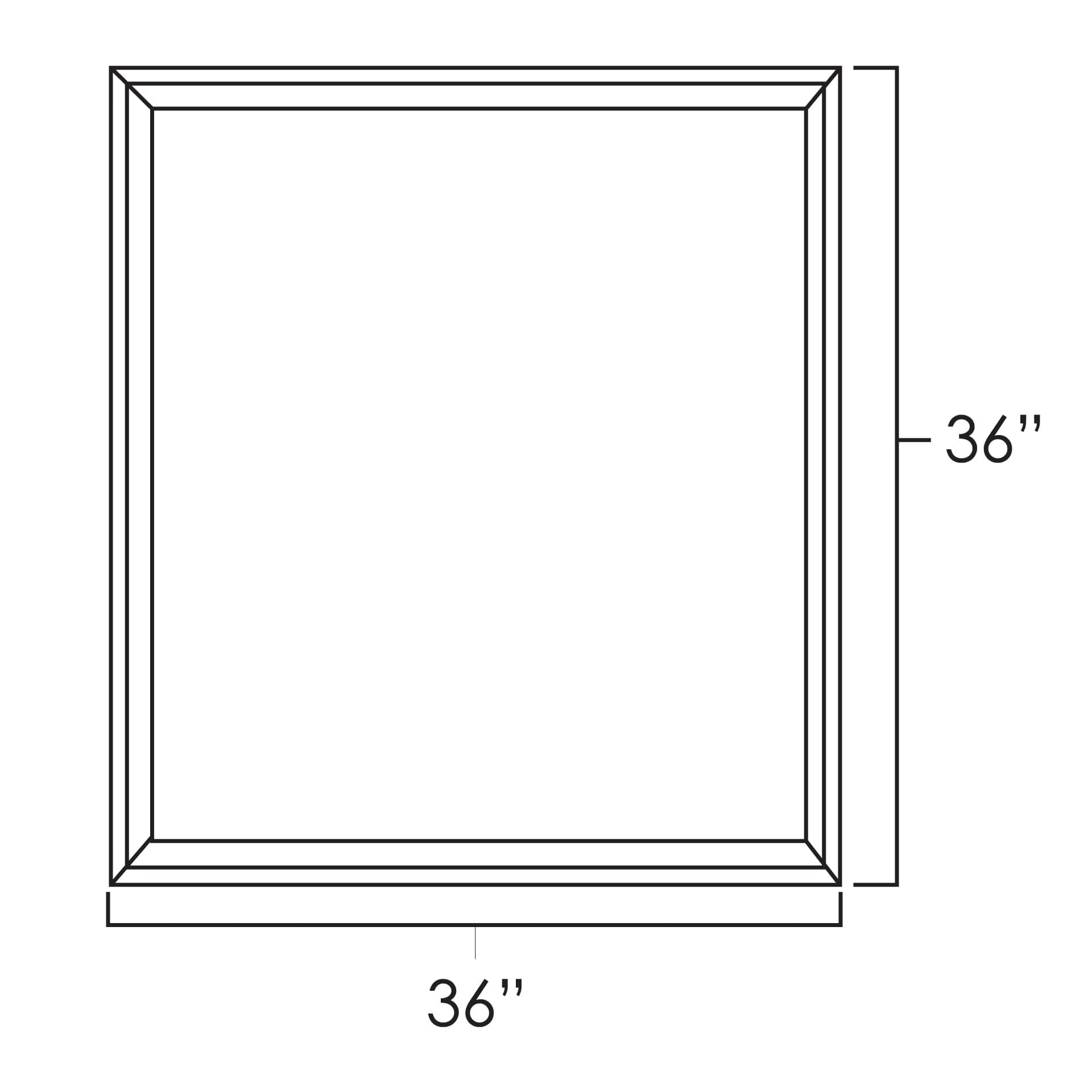 Rustic Hickory - Assembled - PG3636