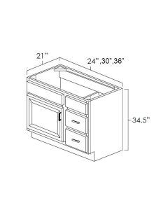 Rustic Hickory - Assembled - V2421DR