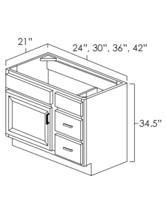 Aspen White - Assembled - V2421DR